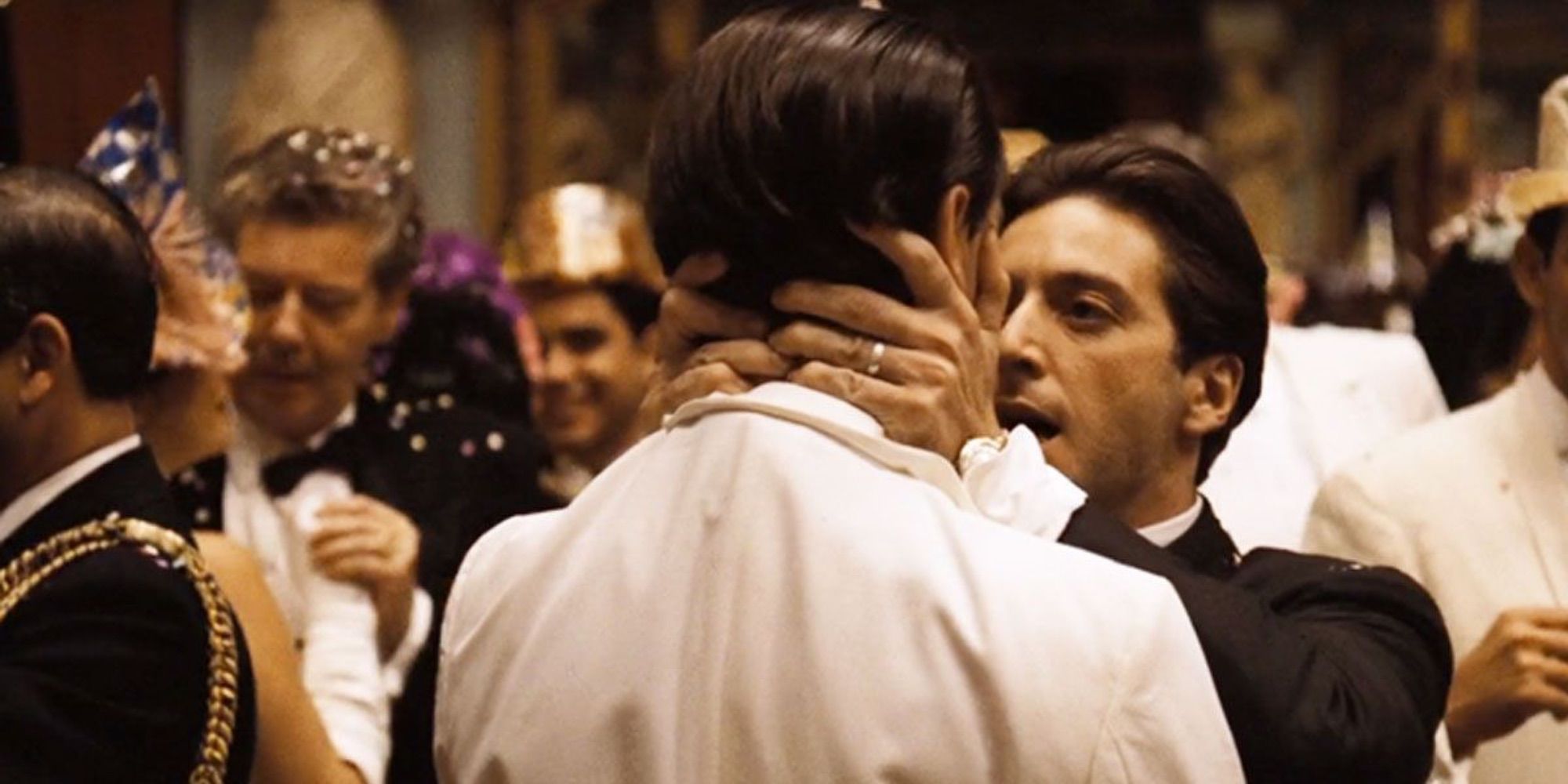 Michael and Fredo in The Godfather 2