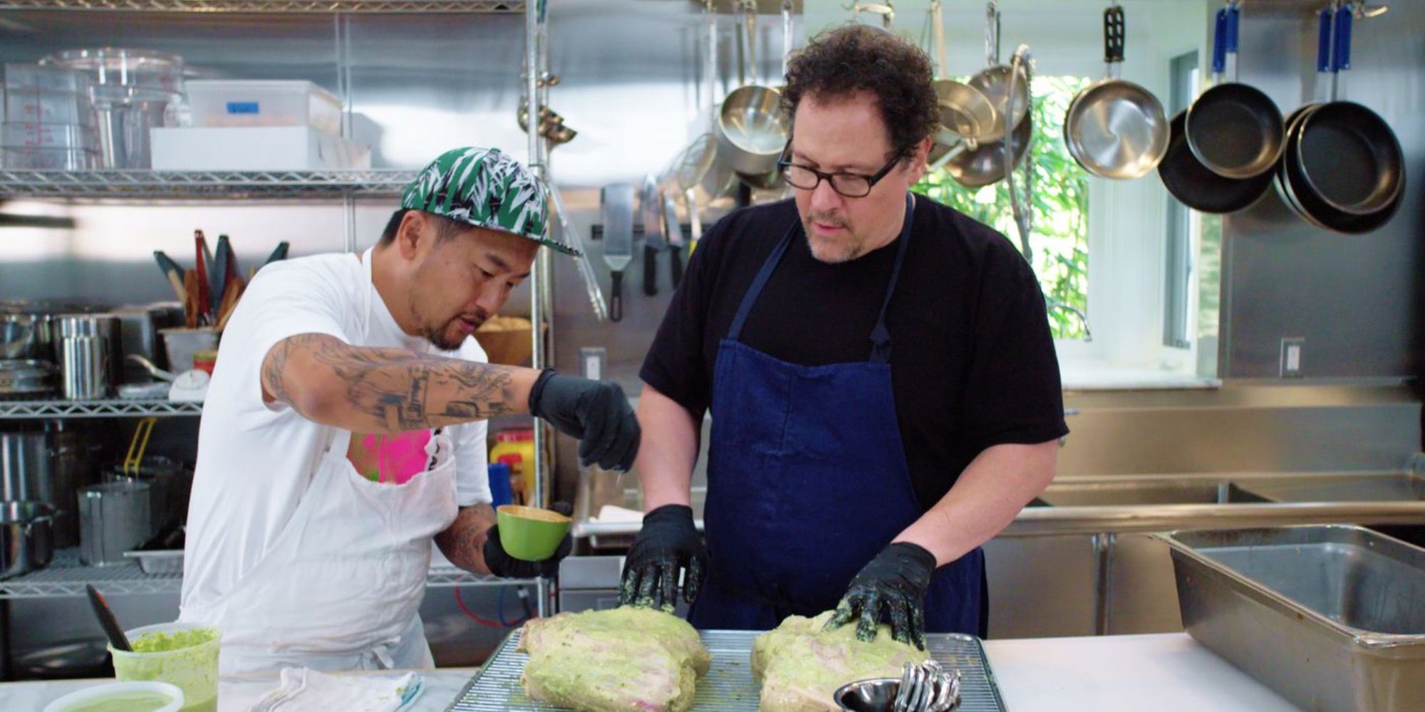 Chef Roy Choi and Chef Jon Favreau are preparing a joint cooking show