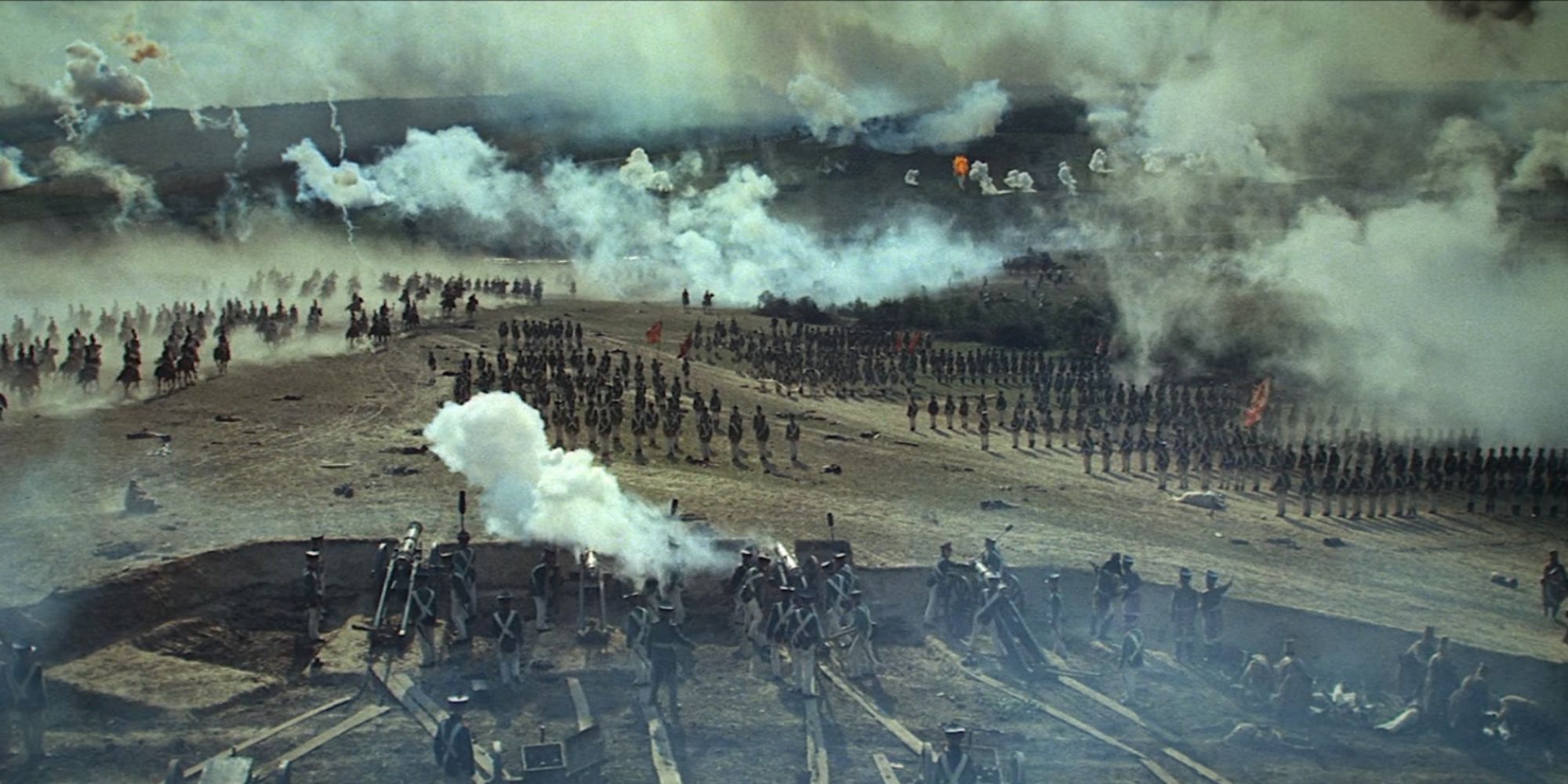 Battle scene from War and Peace