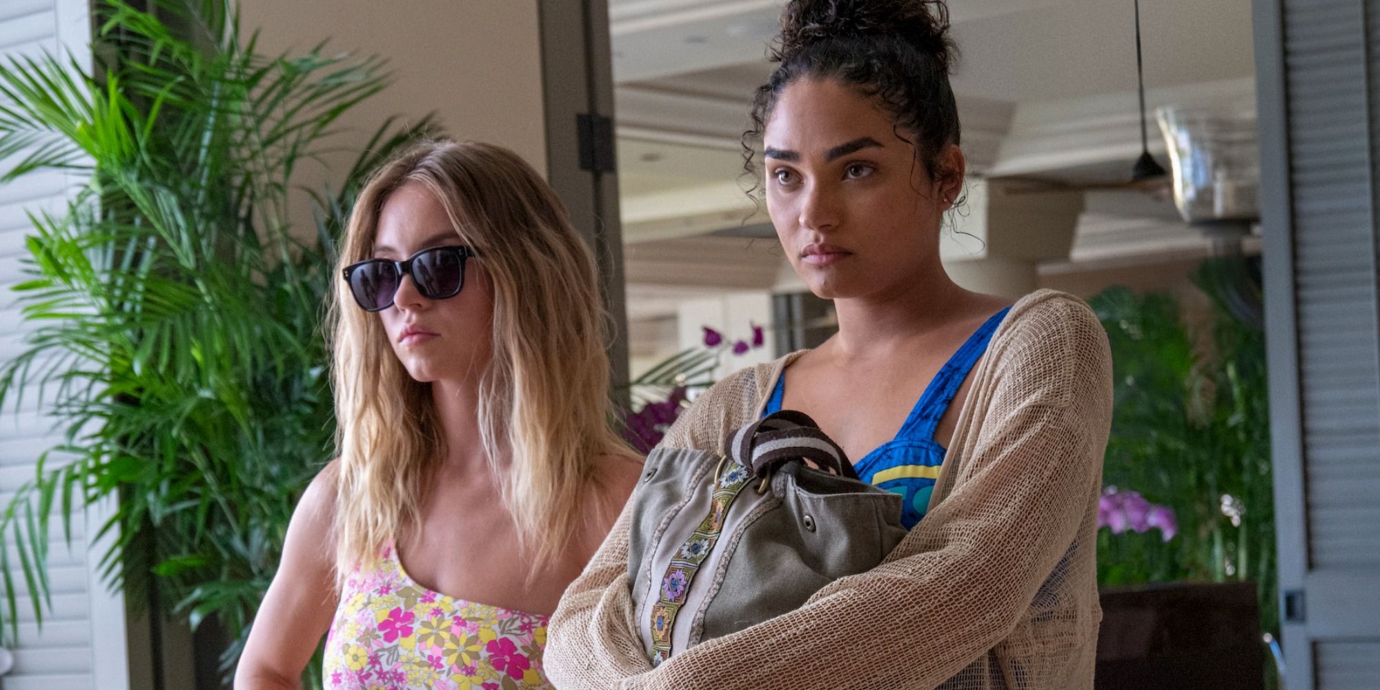 Sydney Sweeney and Brittany O'Grady in The White Lotus