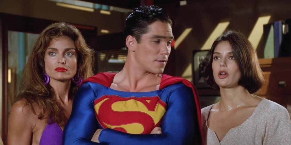 Teri Hatcher, Dean Cain and Tracy Scoggins in Lois & Clark: The New Adventures of Superman