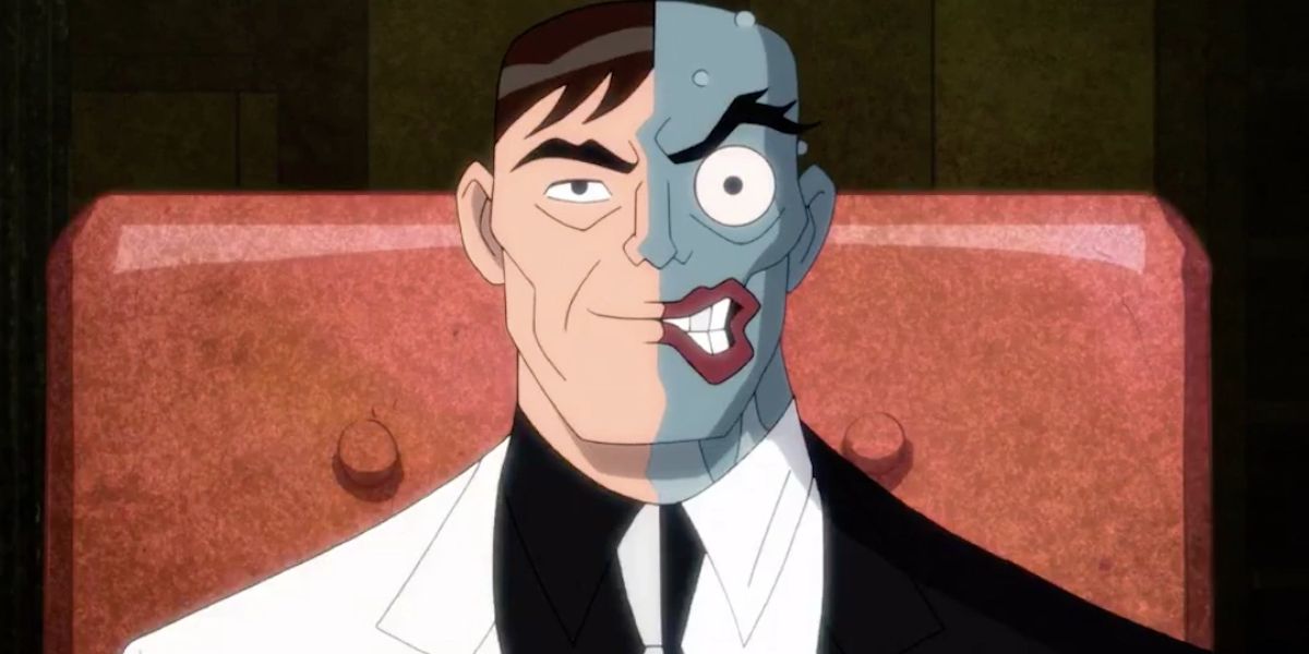 Two-faced Andy Daly Harley Quinn