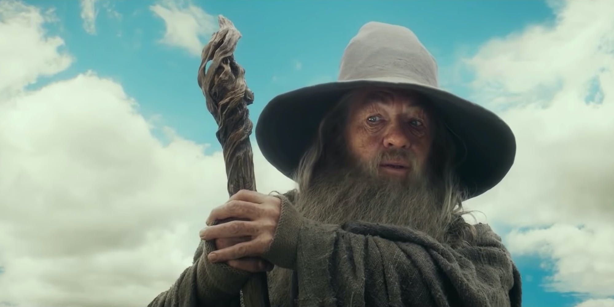 Ian McKellan as Gandalf the Gray from The Hobbit