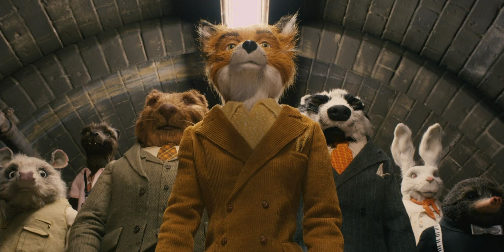 Mr Fox and his friends from Fantastic Mr Fox