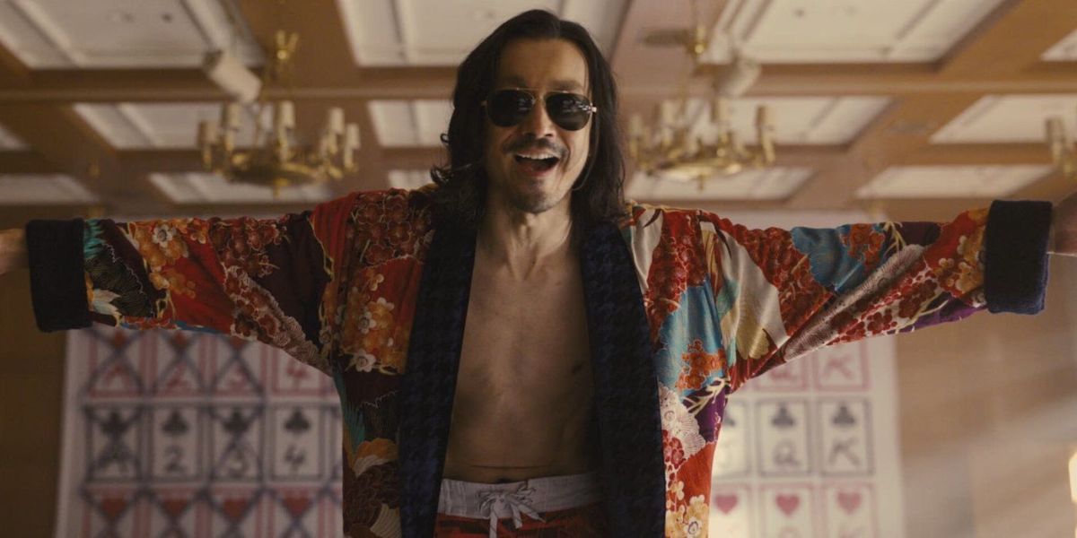 Nobuaki Kaneko as Takeru Danma aka the Hatter in season 1 episode 5 of the Netflix series Alice in the Borderlands.