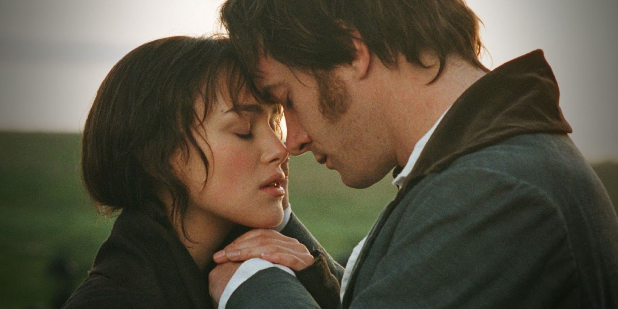 Elizabeth and Darcy hugging 