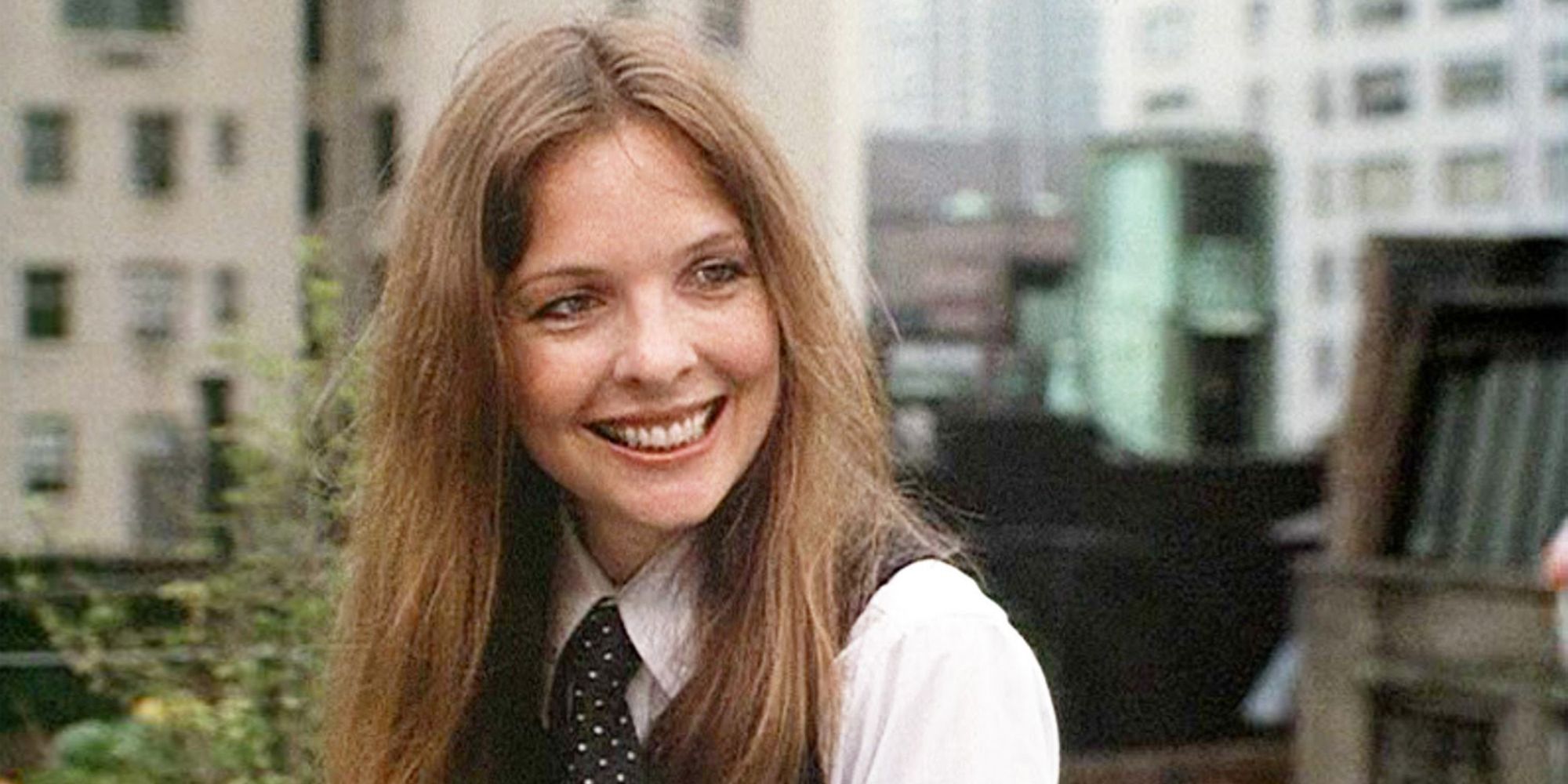 Annie Hall smiles broadly