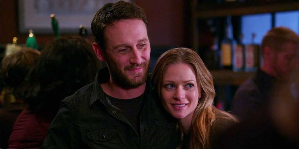 AJ Cook as JJ Jaro and Josh Stewart as Will in Criminal Minds