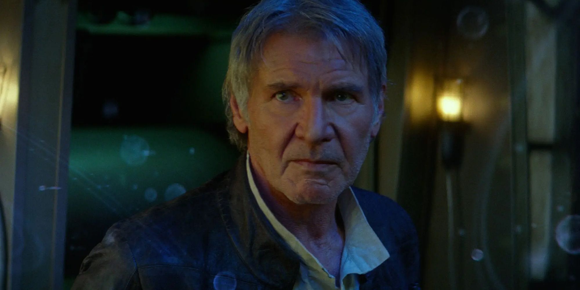 a man in a spaceship stands between holograms