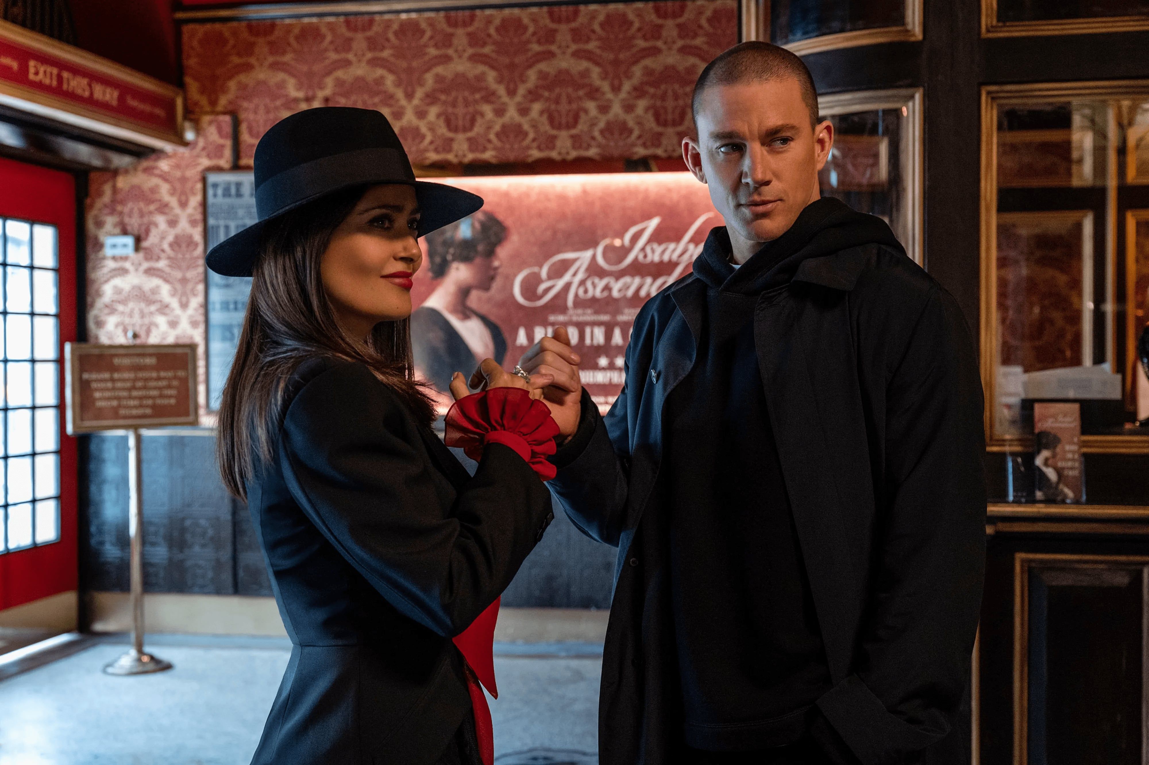 Salma Hayek and Channing Tatum in Magic Mike