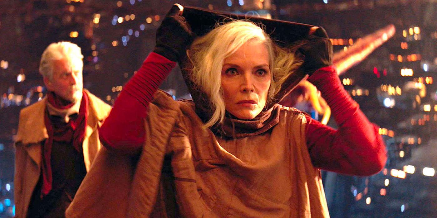 Michelle Pfeiffer and Michael Douglas in Ant-Man and the Wasp Quantum Mania