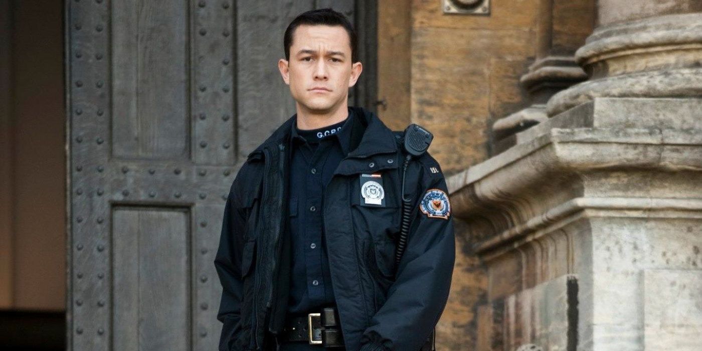 Joseph Gordon-Levitt as John Blake in The Dark Knight Rises.