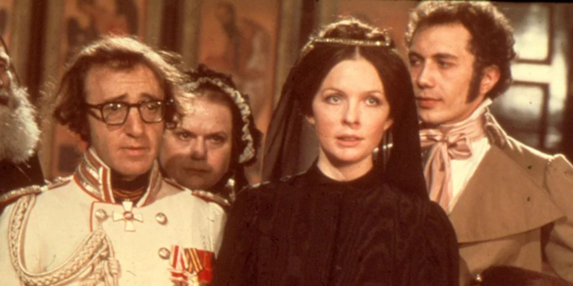 Boris and Sonya at a party in Love and Death (1975)