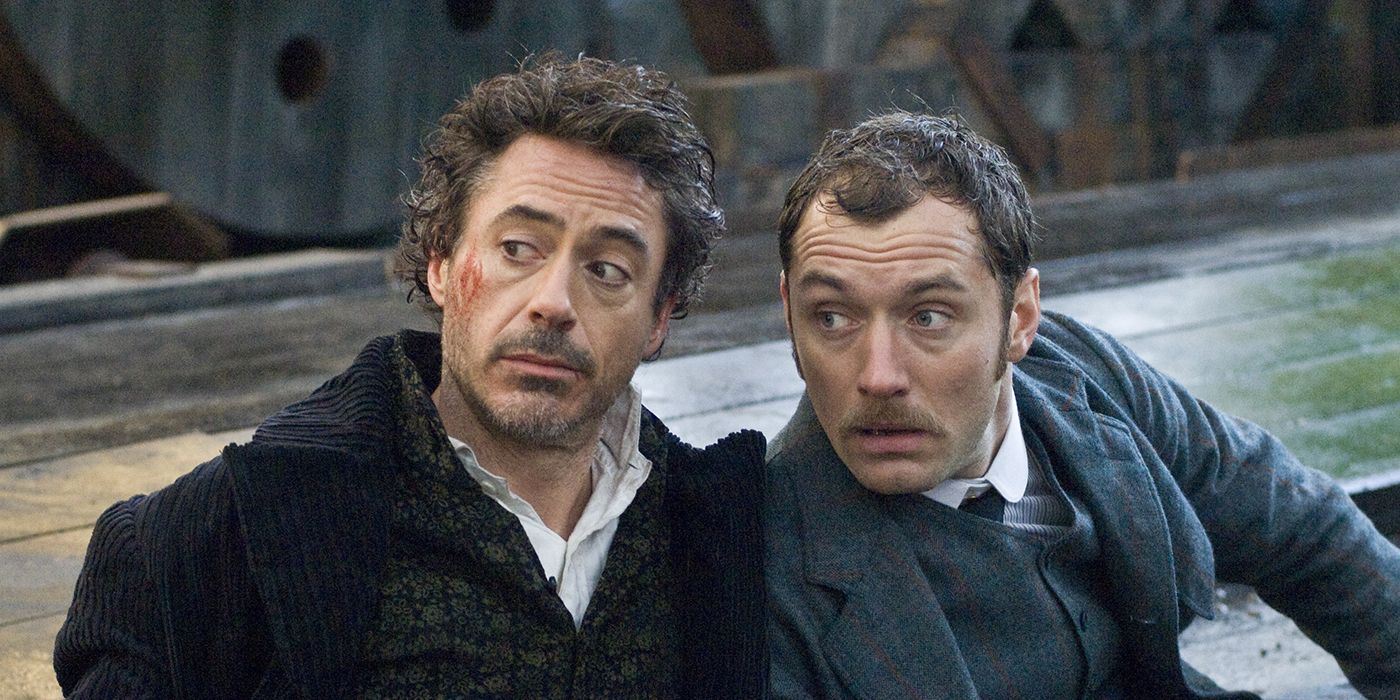 Sherlock Holmes-Robert Downey Jr-Jude Law