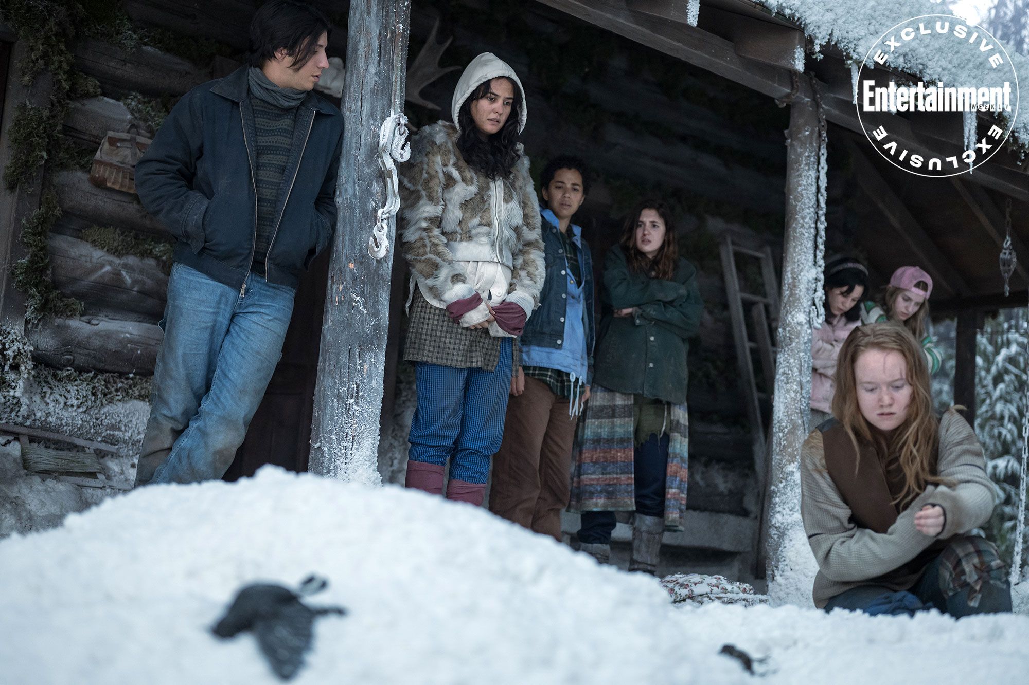 Kevin Alves, Courtney Eaton, Jasmine Savoy Brown, Sify Nelisse, Maya Lowe, Live Hewson and Jenna Burgess in Yellow Vests Season 2
