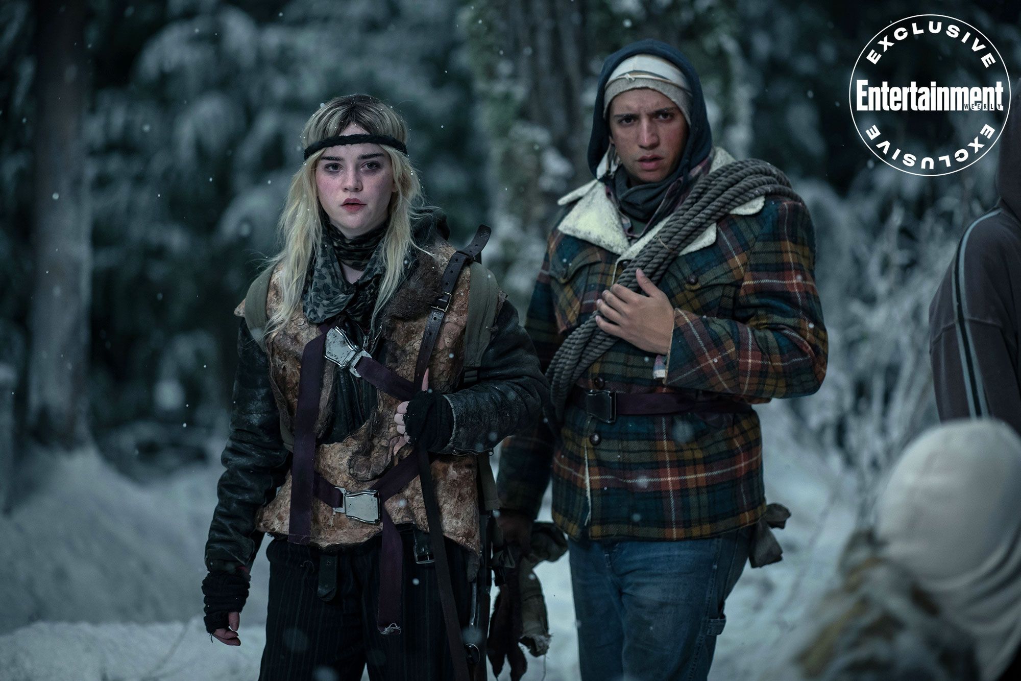 Sophie Thatcher and Kevin Alves in Yellow Vests Season 2