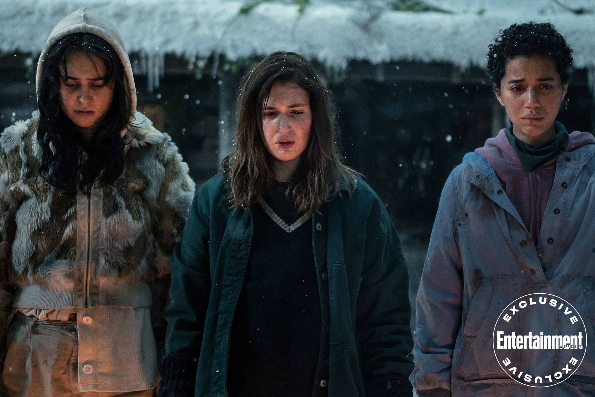Courtney Eaton, Sophie Nelisse and Jasmine Savoy Brown in Yellow Vests Season 2