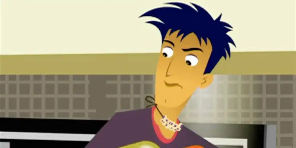 Jonesy from 6Teen looks down