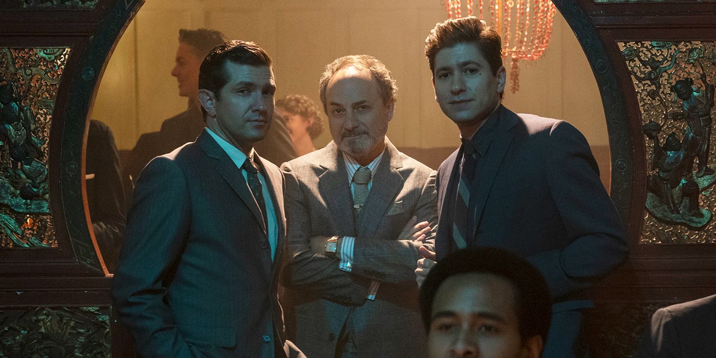 Kevin Pollak and Michael Zegen in The Marvelous Mrs Maisel