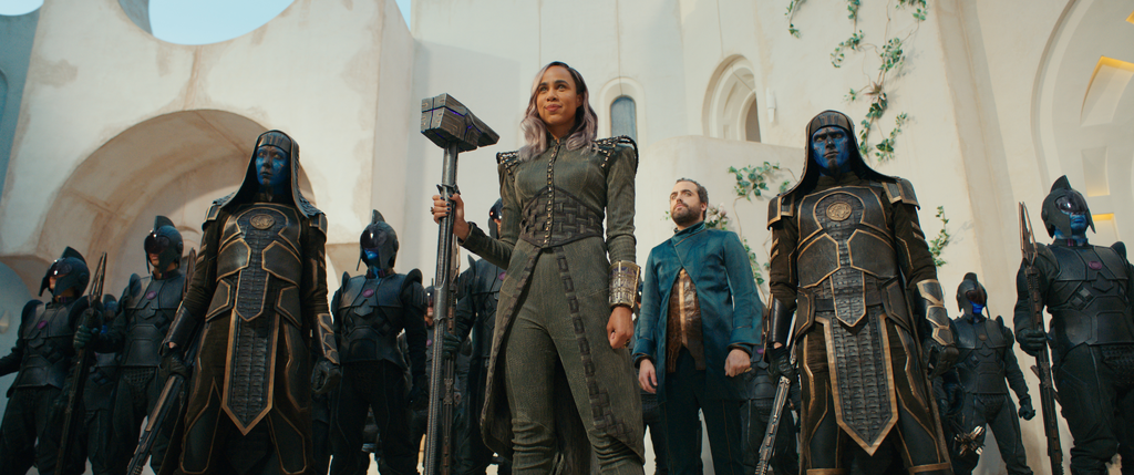 Zawe Ashton as a Kree warrior in Miracles.