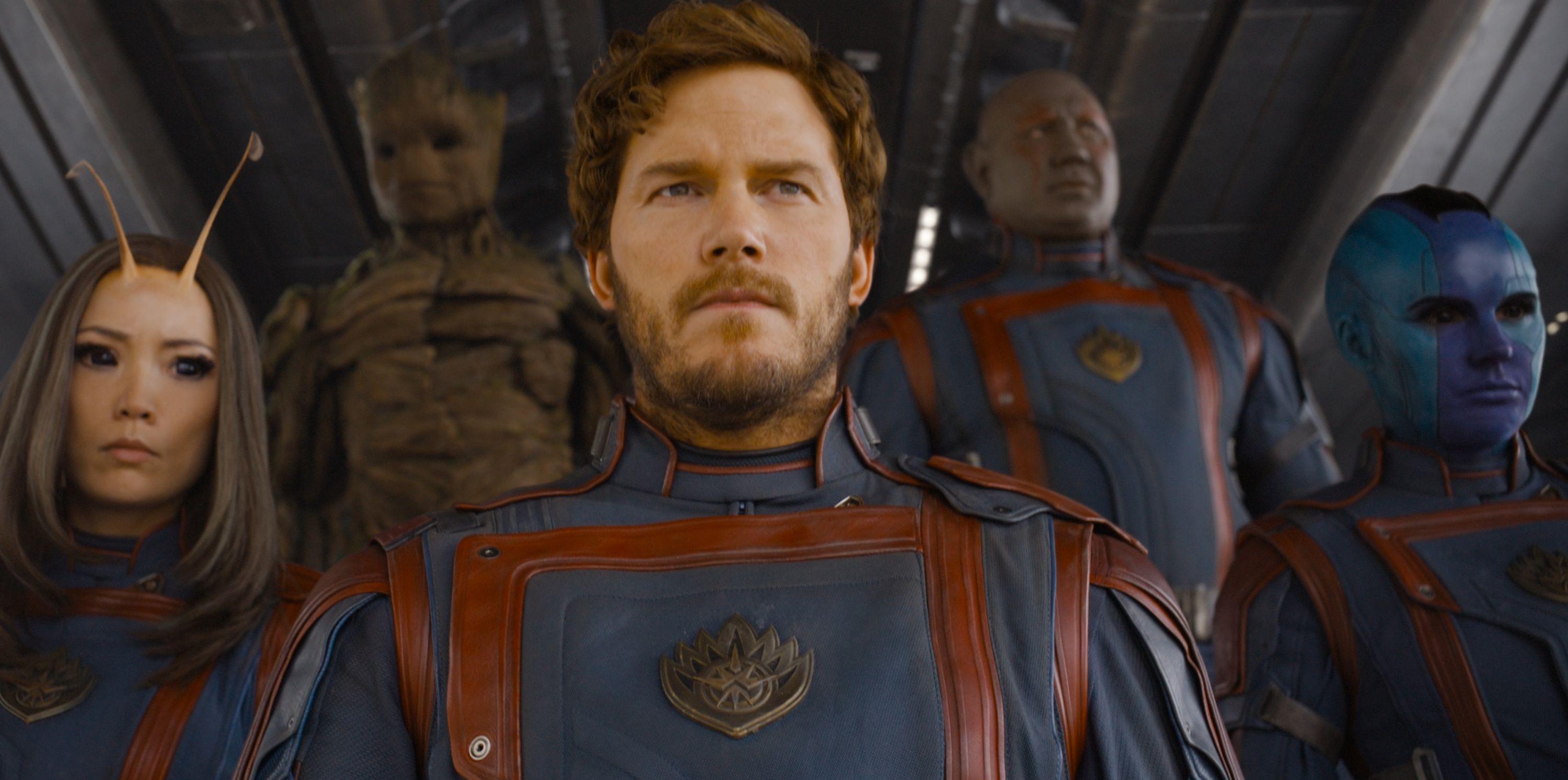 Chris Pratt as Peter Quill aka Star-Lord in Guardians of the Galaxy Vol.  3