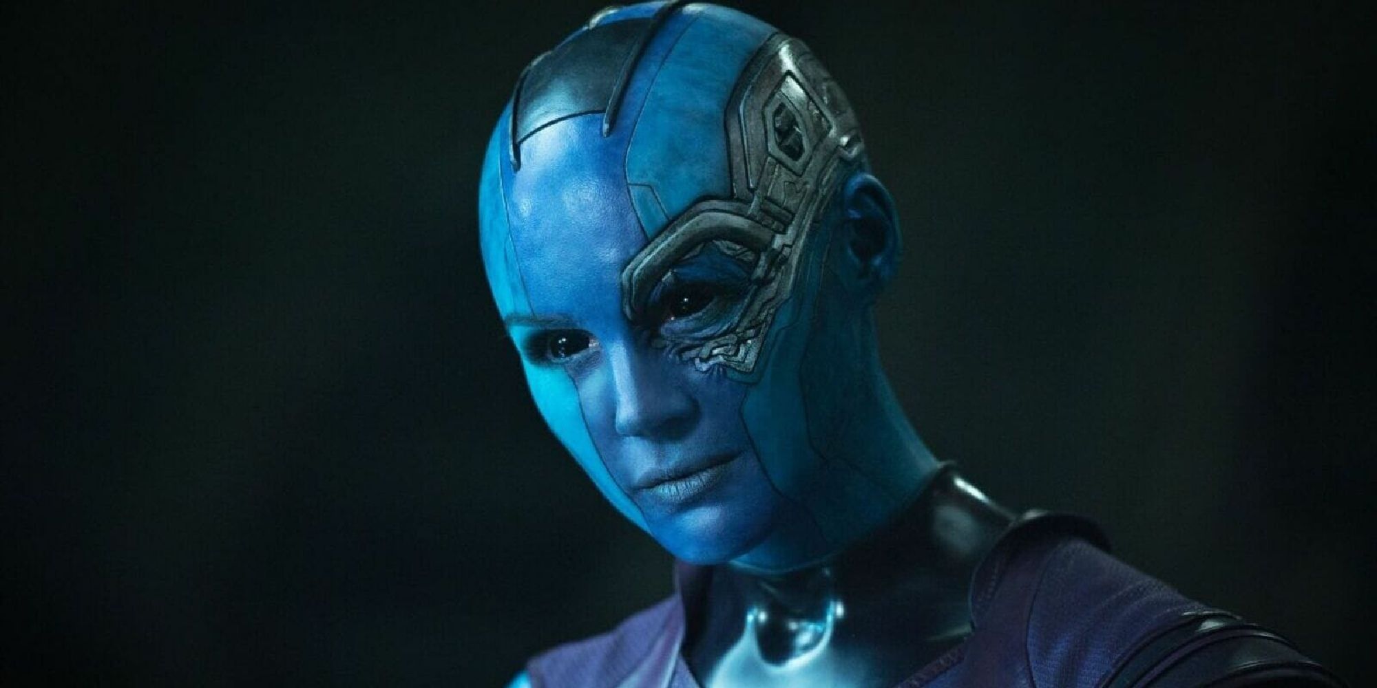 Nebula (Karen Gillan) on Ronan's ship in Guardians of the Galaxy Vol.