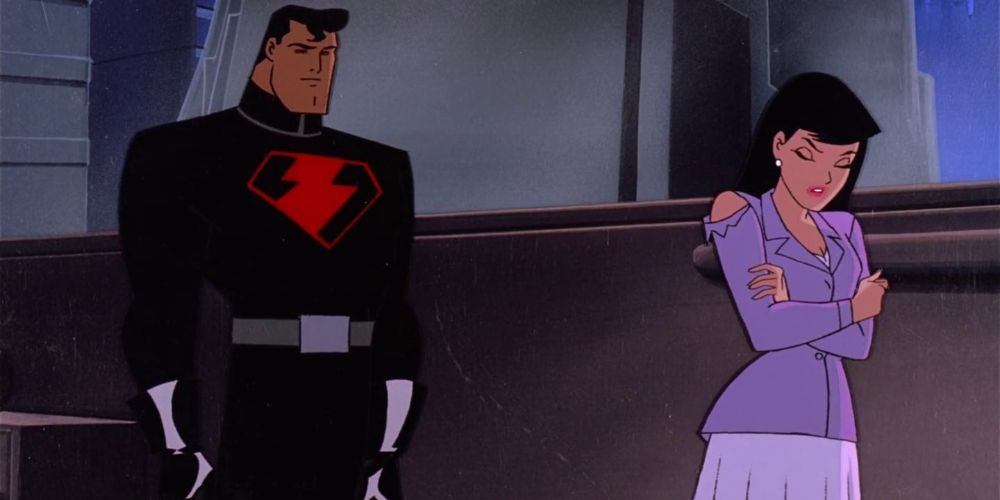 Lois Lane confronts an alternate reality Superman.