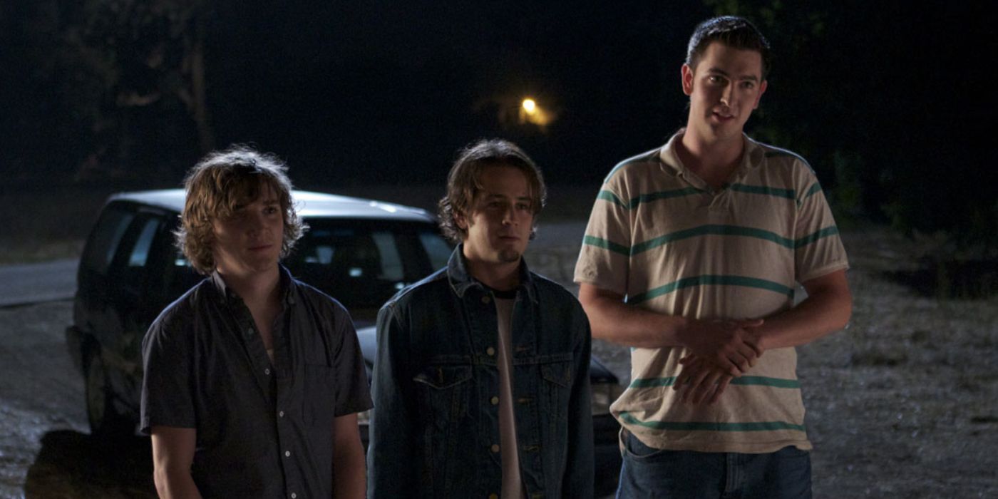 Kyle Gallner, Michael Angarano and Nicholas Brown in Red State