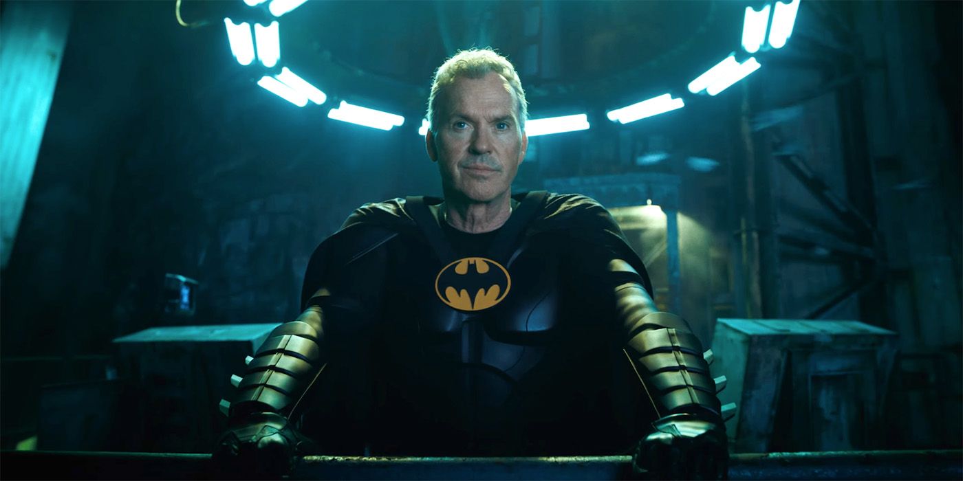 Michael Keaton as Batman in The Flash
