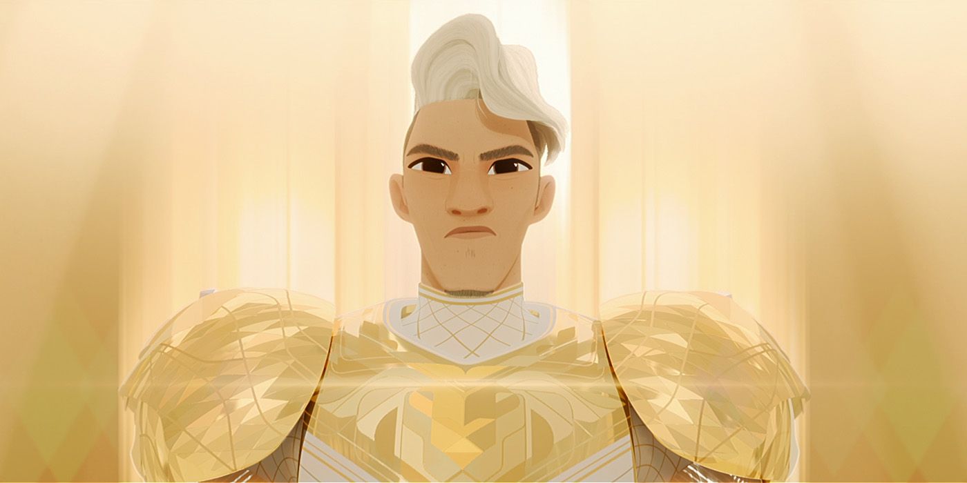 Eugene Li Yang as Ambrosius Goldenlion in Nimona