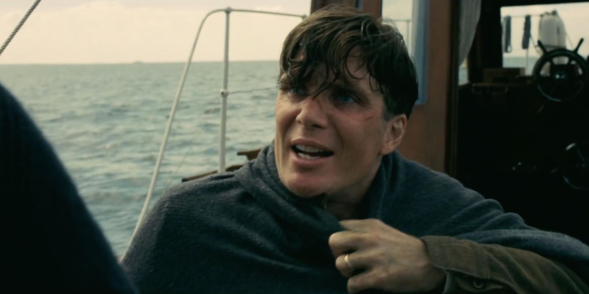 Cillian Murphy as Trembling Soldier in Dunkirk