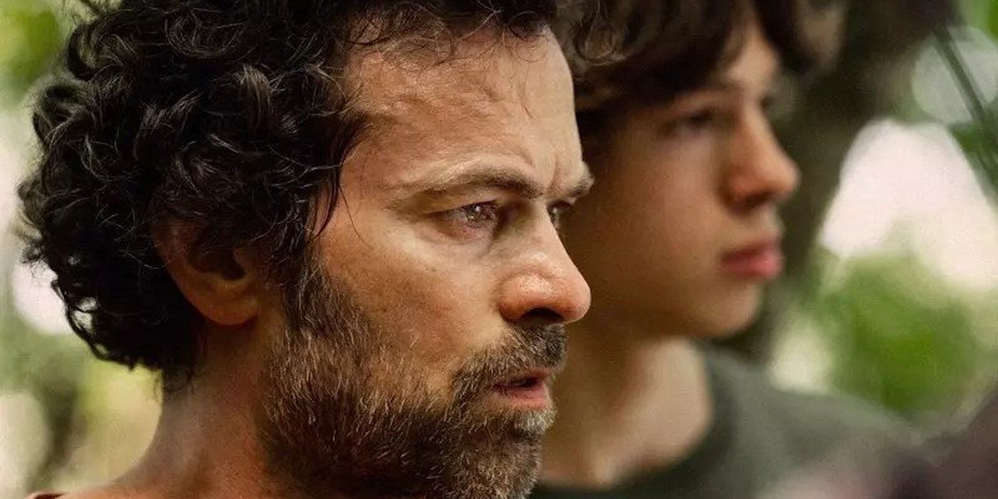 Romain Duris and Paul Kircher in Animal Kingdom. 