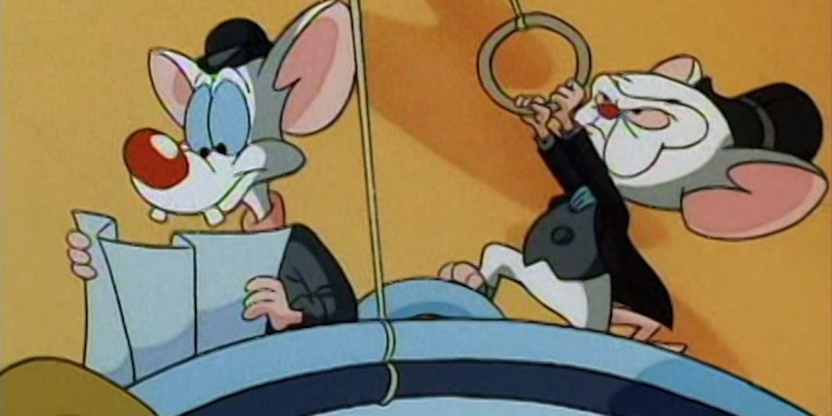 Pinky and the Brain from the series of the same name